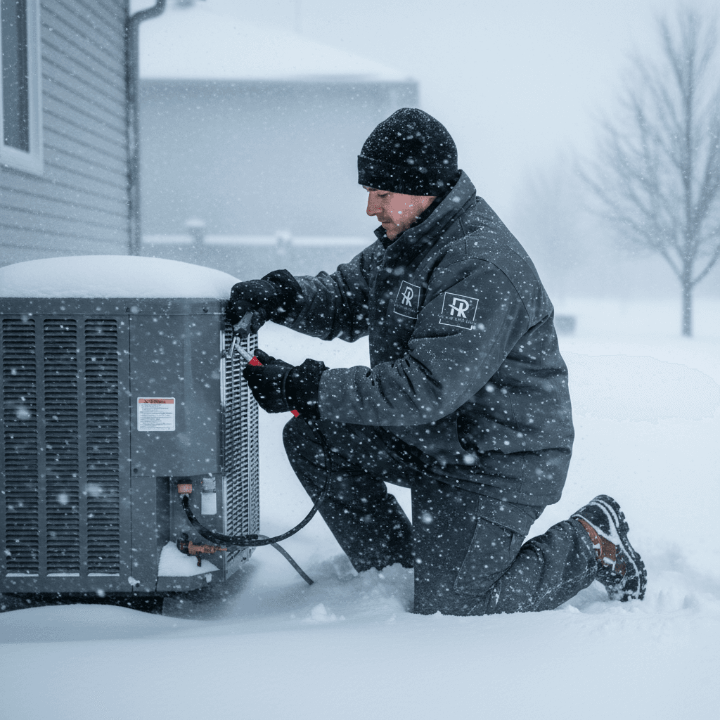 Heavy Snow in Barrie, Ontario: Protecting Your HVAC System This Winter